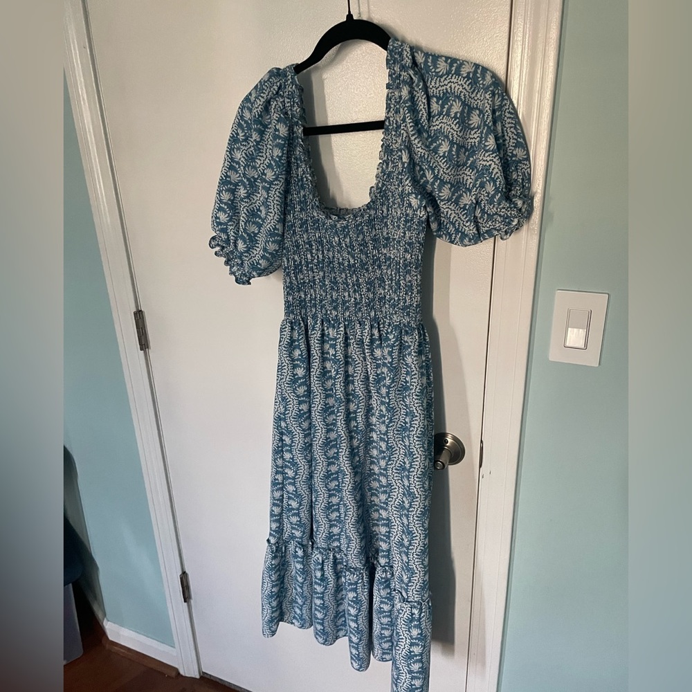 Hill House Louisa Dress Trailing Vine